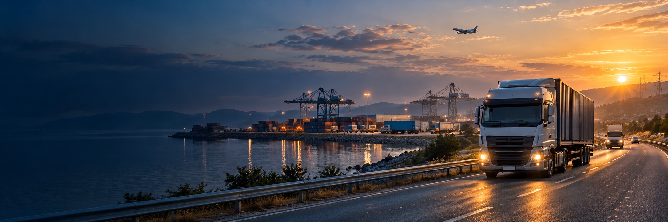 Freight truck serving a regional African trade corridor