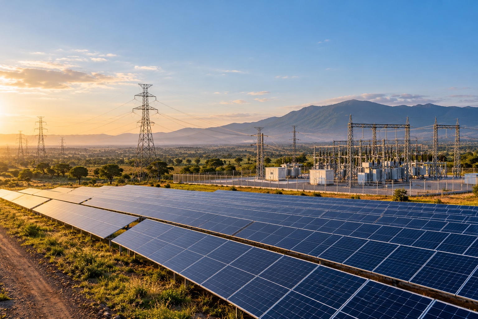 Solar generation and regional grid infrastructure